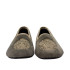 ZAPATILLA COPETE TERCIOPELO BORDADO GRIS