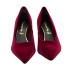 SALÓN ESTILETO TERCIOPELO BURDEOS