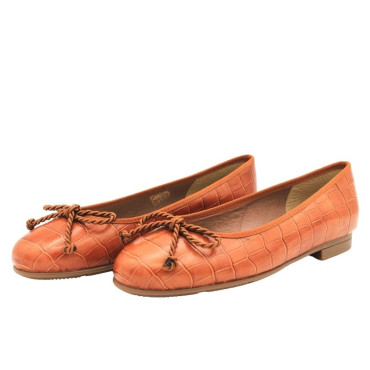 BAILARINA COCO CUERO CLARO