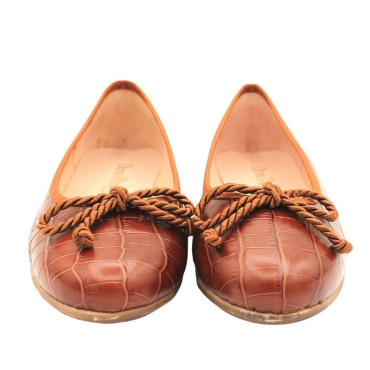 BAILARINA COCO CUERO OSCURO