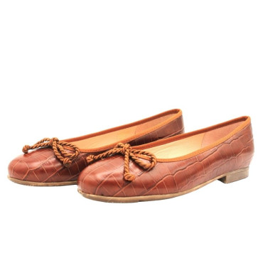 BAILARINA COCO CUERO OSCURO