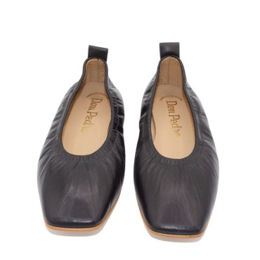 BAILARINA PUNTA CUADRADA NEGRO