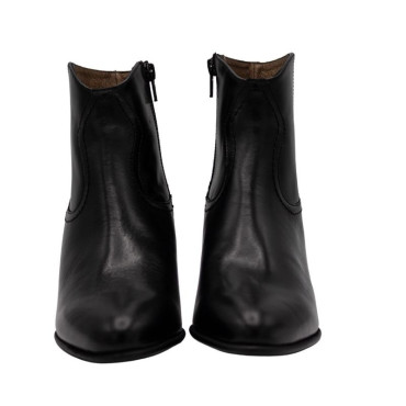 BOTIN ESTILO COWBOY NEGRO