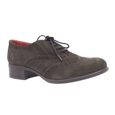 ZAPATO DE CORDONES SERRAJE GRIS