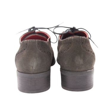ZAPATO DE CORDONES SERRAJE GRIS