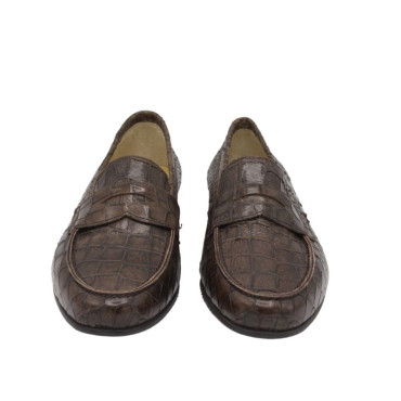 MOCASÍN CON ANTIFAZ EN COCO MARRÓN