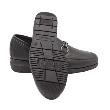 MOCASIN BOCADO CUÑA NEGRO