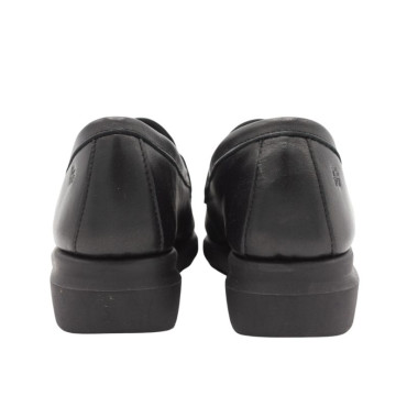 MOCASIN BOCADO CUÑA NEGRO