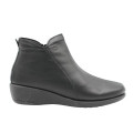 BOTIN DE PIEL NEGRO