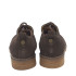 ZAPATO CON CORDONES LISO EN ANTE MARRÓN