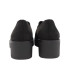 ZAPATO CON PLATAFORMA ANTE NEGRO