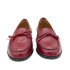 MOCASÍN CON LAZO BURDEOS