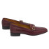 MOCASIN BURDEOS CON HEBILLA