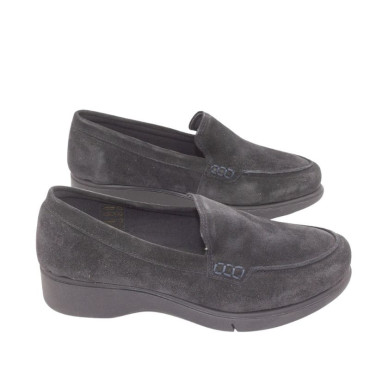 MOCASÍN CON PLATAFORMA DE SERRAJE MARINO