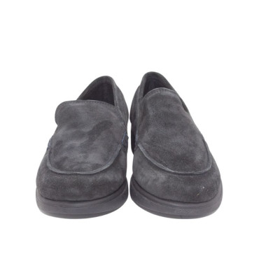 MOCASÍN CON PLATAFORMA DE SERRAJE MARINO