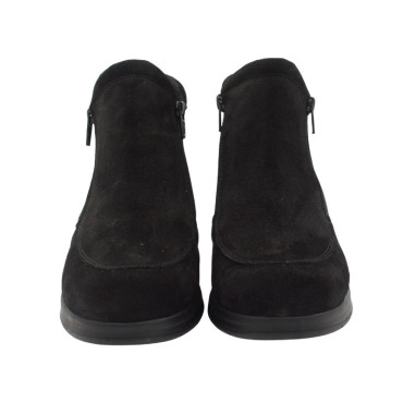 BOTIN CON DOS CREMALLERAS ANTE NEGRO