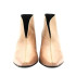 BOTIN TACÓN PIEL LISA TAUPE