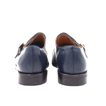 ZAPATO CON DOS HEBILLAS AZUL
