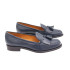 MOCASÍN CON BORLAS AZUL