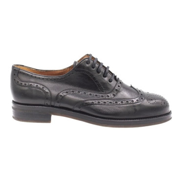 ZAPATO CON CORDONES INGLÉS NEGRO