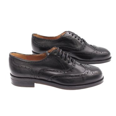 ZAPATO CON CORDONES INGLÉS NEGRO