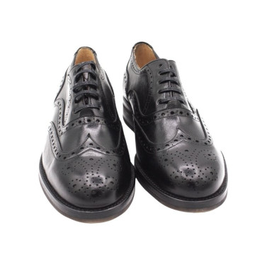 ZAPATO CON CORDONES INGLÉS NEGRO