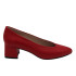 SALÓN CON TACÓN ANCHO ROJO