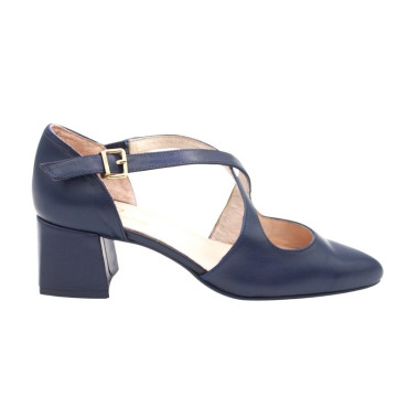 ZAPATO CON TIRAS CRUZADAS MARINO