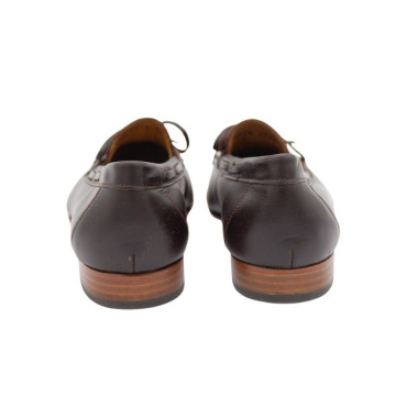 MOCASÍN CON LAZO MARRÓN