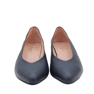 SALÓN CON TACÓN ANCHO MARINO