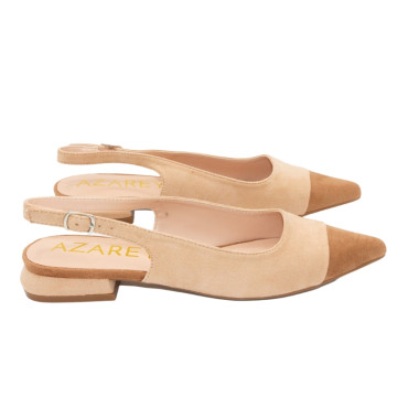 BAILARINA DESTALONADA BEIGE / CAMEL