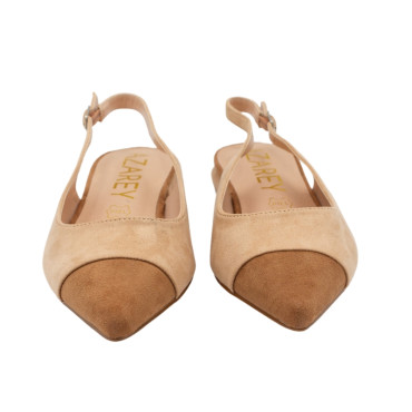 BAILARINA DESTALONADA BEIGE / CAMEL