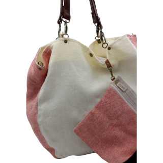 BOLSO AVA LINO CORAL