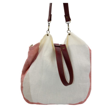 BOLSO AVA LINO CORAL