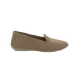 ZAPATILLA DE LONA BORDADO CERRADA  BEIGE