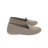 ZAPATILLA DE LONA BORDADO CERRADA  BEIGE
