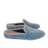 ZAPATILLA CHINELA TERCIOPELO BORDADO JEANS