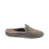ZAPATILLA CHINELA TERCIOPELO BORDADO GRIS