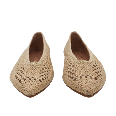 ZAPATO BAJO DE CROCHET TURRÓN