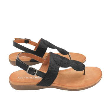 SANDALIA ESCLAVA NEGRO