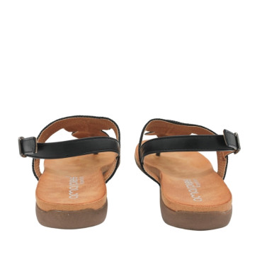SANDALIA ESCLAVA NEGRO
