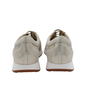 BLUCHER CORDONES CALADO METALIZADO