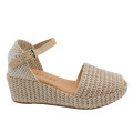 ALPARGATA PUNTA ABIERTA RAFIA NATURAL