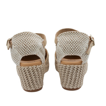 ALPARGATA PUNTA ABIERTA RAFIA NATURAL