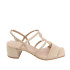 SANDALIA CON PIEDRAS BEIGE