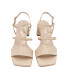 SANDALIA CON PIEDRAS BEIGE