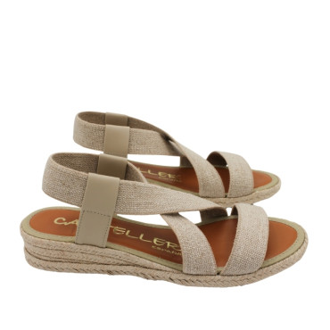 ALPARGATA TIRAS ELÁSTICAS NATURAL