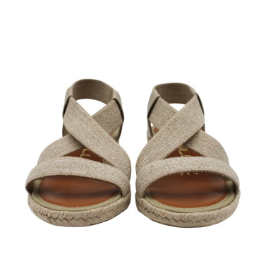 ALPARGATA TIRAS ELÁSTICAS NATURAL