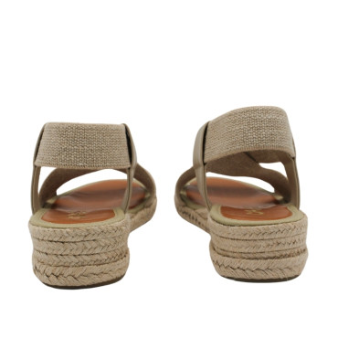 ALPARGATA TIRAS ELÁSTICAS NATURAL