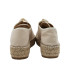 ALPARGATA CON CORDONES BEIGE